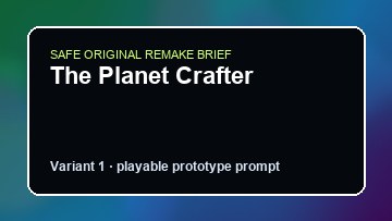 The Planet Crafter Railway Empire 2 Custom Game Builder preview