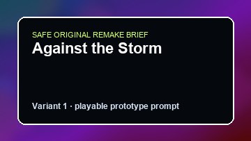 Against the Storm Street Fighter 6 DIY Game Maker preview