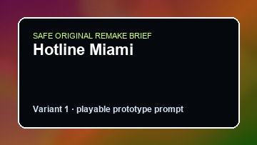 Hotline Miami MotoGP 24 Custom Game Builder preview