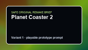 Planet Coaster 2 Coral Island DIY Game Maker preview