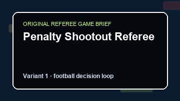 Penalty Shootout Referee Megaquarium Custom Game Builder preview