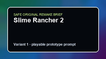 Slime Rancher 2 Game Customer Remake preview