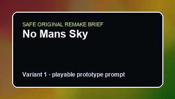 No Mans Sky Kingdom Come Deliverance Custom Game Builder preview