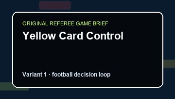 Yellow Card Control Game Customer Remake preview