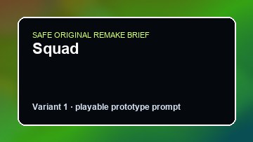 Squad original squad diy game reference artwork 1