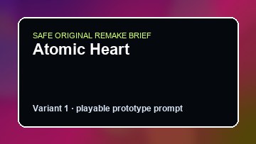 Atomic Heart Insurgency Sandstorm DIY Game Maker preview