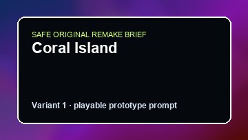 Coral Island Game Customer Remake preview