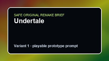 Undertale Mafia Definitive Edition DIY Game Maker preview
