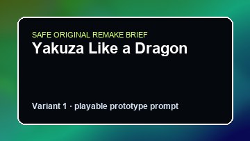 Yakuza Like a Dragon Company of Heroes 3 Custom Game Builder preview