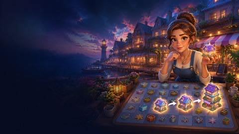 Gossip Harbor Merge Story Magic Sort Custom Game Builder preview