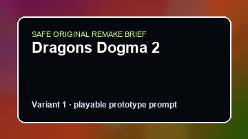 Dragons Dogma 2 original dragons dogma 2 diy game reference artwork 1