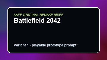 Battlefield 2042 Ready or Not Custom Game Builder preview