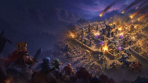 Clash of Clans original clash of clans game creator reference artwork 1