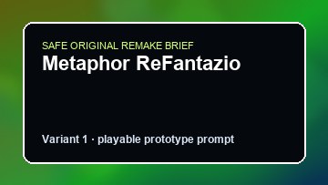 Metaphor ReFantazio original metaphor refantazio custom game reference artwork 1