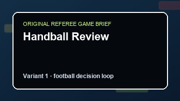 Handball Review Game Customer Remake preview