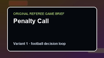 Penalty Call Game Customer Remake preview