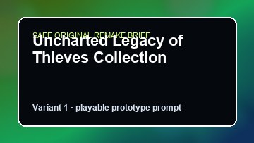 Uncharted Legacy of Thieves Collection original uncharted legacy of thieves collection custom game reference artwork 1