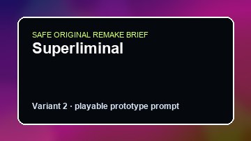 Superliminal original superliminal diy game reference artwork 2