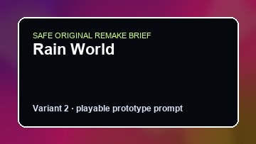 Rain World original rain world custom game reference artwork 2