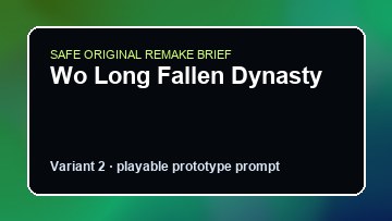 Wo Long Fallen Dynasty original wo long fallen dynasty diy game reference artwork 2
