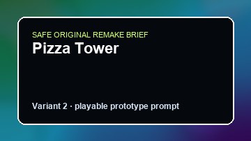 Pizza Tower original pizza tower diy game reference artwork 2