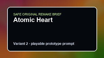 Atomic Heart original atomic heart custom game reference artwork 2
