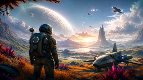 No Man's Sky original no man's sky diy game reference artwork 2