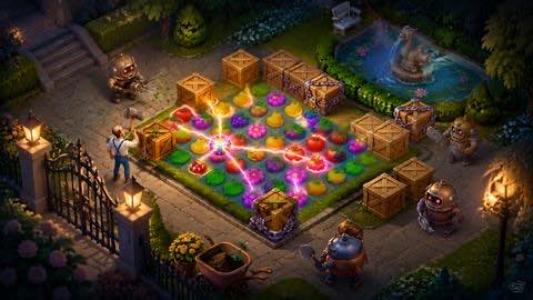 Gardenscapes original gardenscapes custom game reference artwork 2