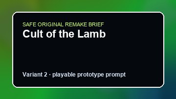 Cult of the Lamb original cult of the lamb diy game reference artwork 2