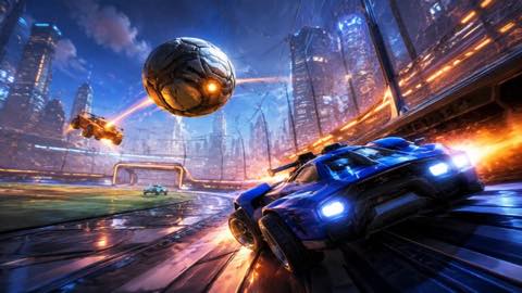 Rocket League original rocket league game creator reference artwork 2