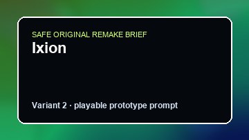 Ixion original ixion custom game reference artwork 2