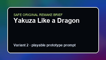 Yakuza Like a Dragon original yakuza like a dragon custom game reference artwork 2