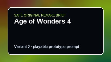 Age of Wonders 4 original age of wonders 4 diy game reference artwork 2