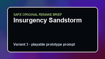 Insurgency Sandstorm original insurgency sandstorm diy game reference artwork 3