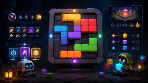 Color Block Jam original color block jam custom game reference artwork 3