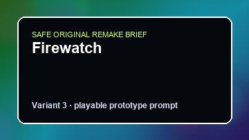 Firewatch original firewatch diy game reference artwork 3