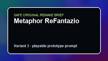 Metaphor ReFantazio original metaphor refantazio custom game reference artwork 3