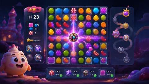 Candy Crush Saga original candy crush saga diy game reference artwork 3