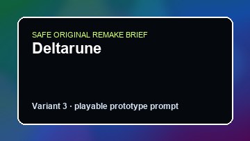 Deltarune original deltarune custom game reference artwork 3