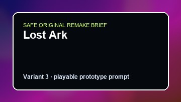 Lost Ark original lost ark custom game reference artwork 3