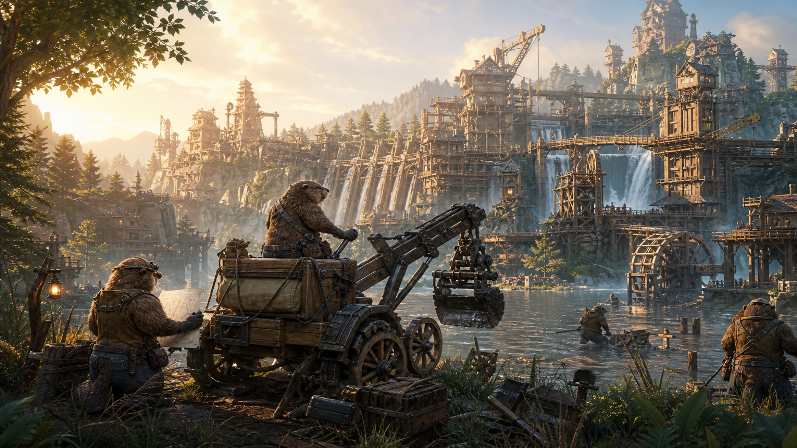 Timberborn original game remake reference artwork 2