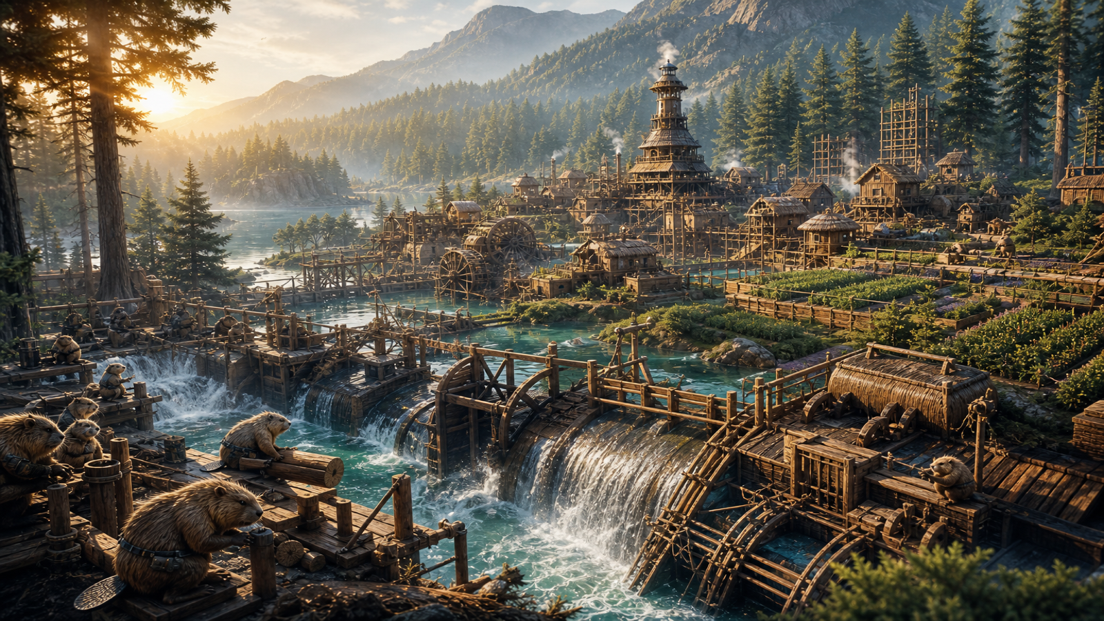 Timberborn original game remake reference artwork 3