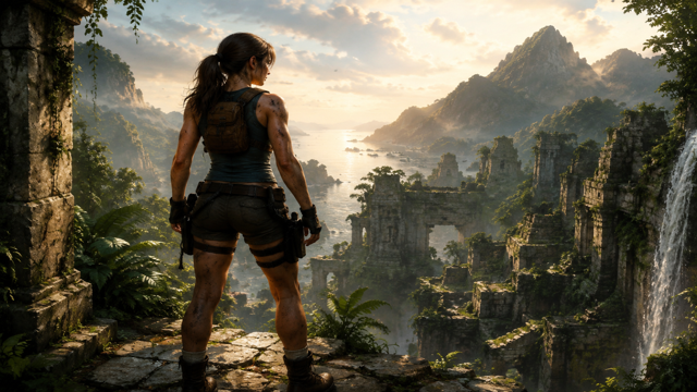 Tomb Raider Anniversary original tomb raider anniversary diy game reference artwork 1