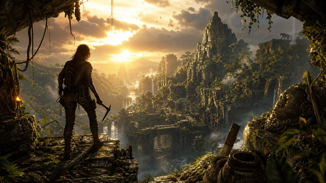 Tomb Raider original tomb raider diy game reference artwork 1