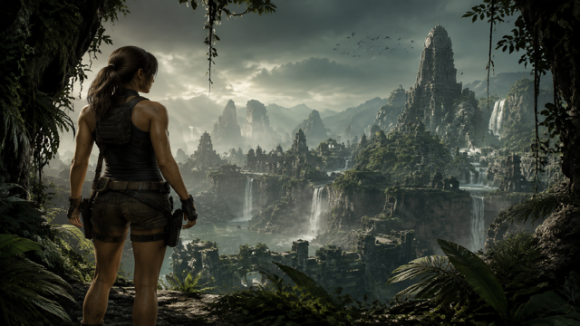 Tomb Raider Underworld original game remake reference artwork 2