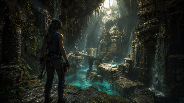 Tomb Raider Underworld original game remake reference artwork 3
