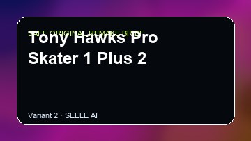 Tony Hawks Pro Skater 1 Plus 2 original game remake reference artwork 2