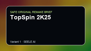 TopSpin 2K25 Game Customer Remake preview