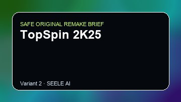 TopSpin 2K25 original game remake reference artwork 2