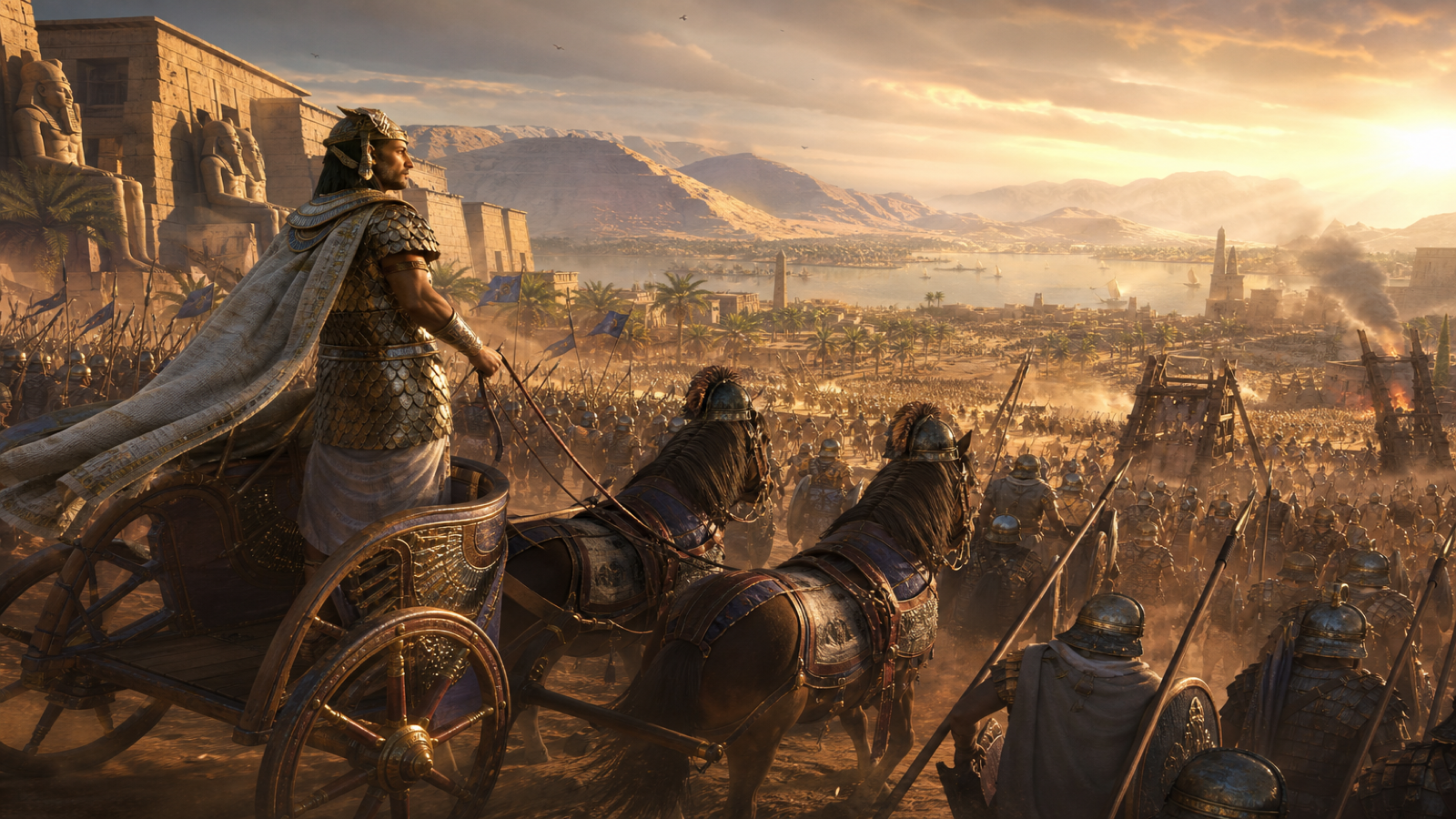 Total War Pharaoh original game remake reference artwork 2